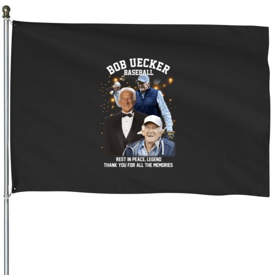 Discover bob uecker rest in peace legend 1934 House Flags