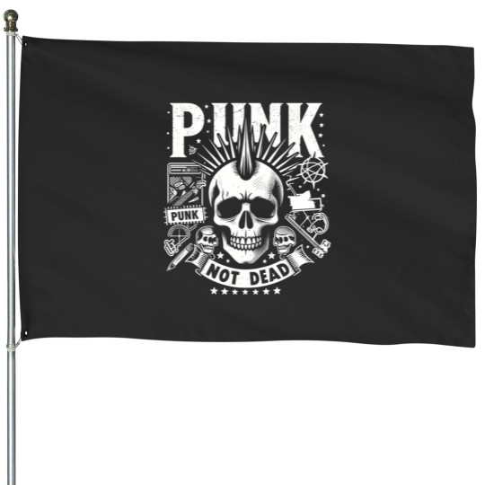 Discover Punk Not Dead 243 House Flags