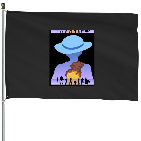 Discover One Piece Monkey D. Luffy - Straw-Hats Pirates 457 House Flags