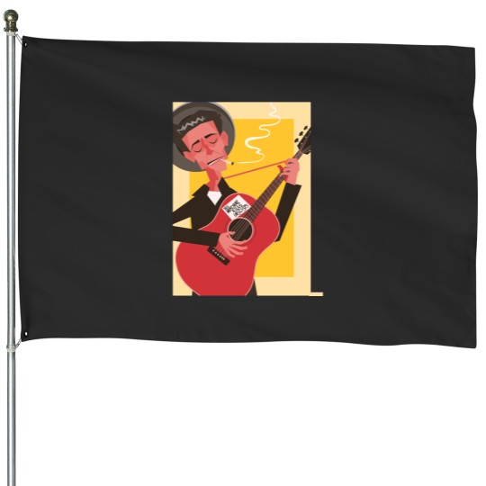 Discover WoodyGuthrie House Flags