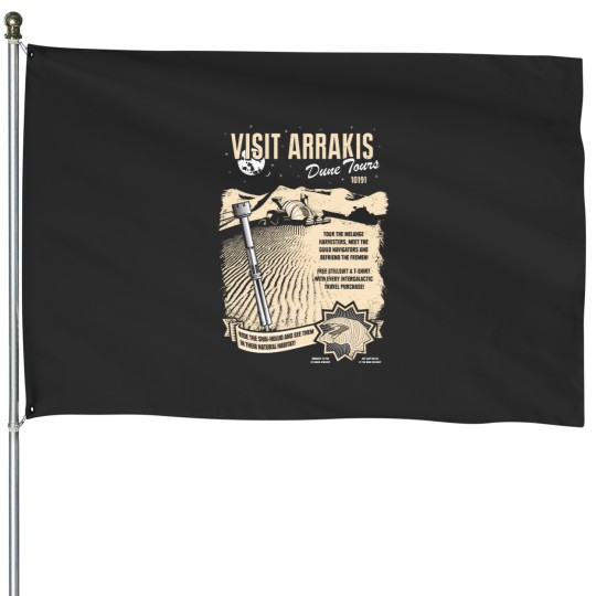 Discover Visit Arrakis House Flags