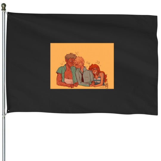 Discover Zosanami Print 727 House Flags