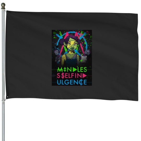 Discover Mindless Self Indulgence House Flags