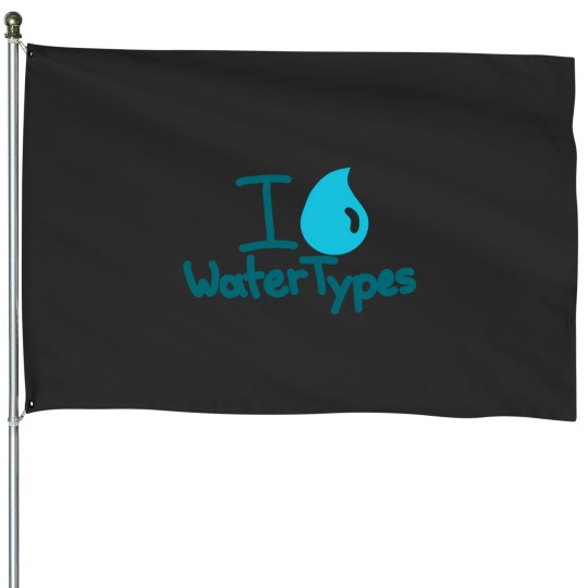 Discover I 3 Water Types House Flags