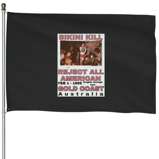 Discover Bikini Kill Reject House Flags