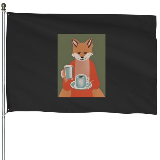 Discover Zorro Barista Serving Coffee By Tumbajulca Jcn 5777 House Flags