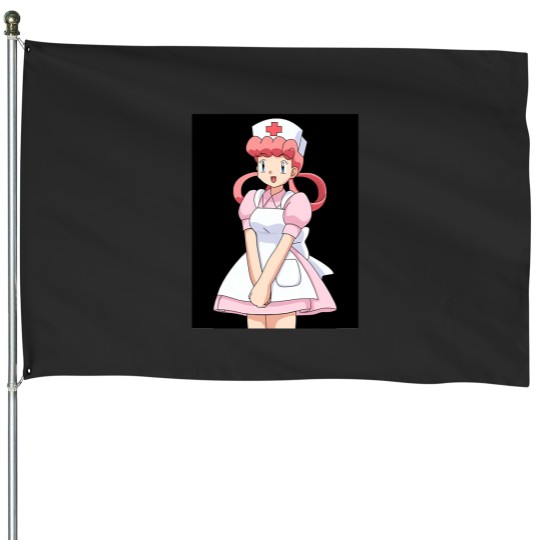 Discover Nurse J oy House Flags