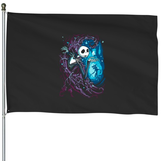 Discover Upside Down Town House Flags