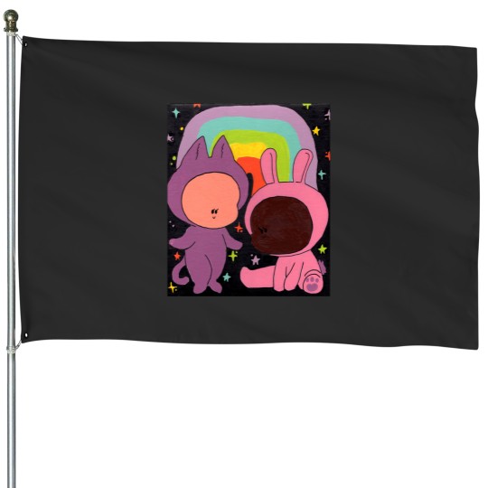 Discover Best Friends House Flags