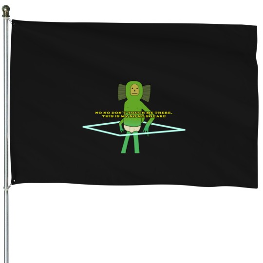 Discover No No Square House Flags
