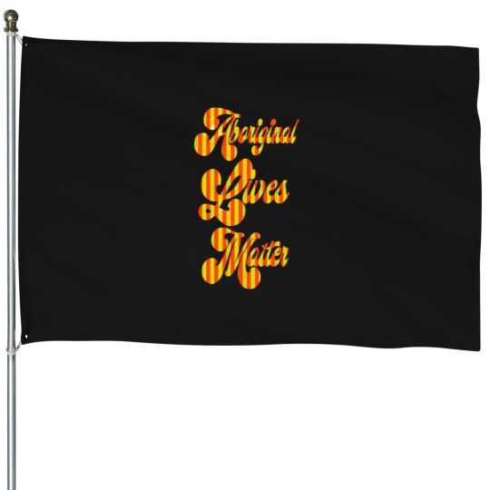 Discover Aboriginal Lives Matter House Flags