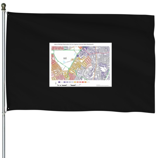Discover Multiple Deprivation Clapham Common Ward Wandsworth 70 House Flags