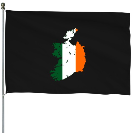 Discover Flag Map of Ireland House Flags