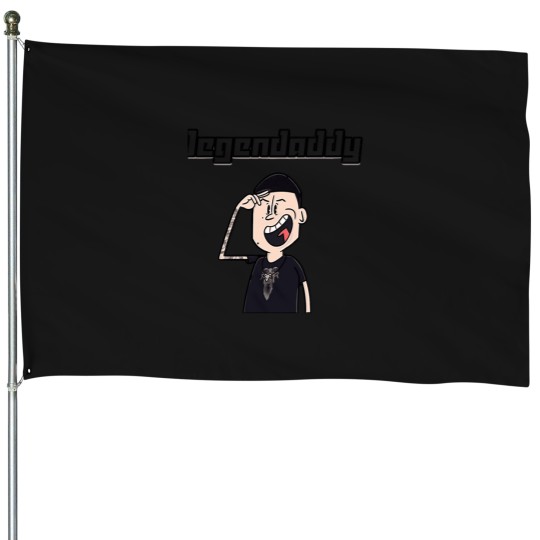 Discover Mens Funny Daddy  Legendaddy Gift For Everyone House Flags