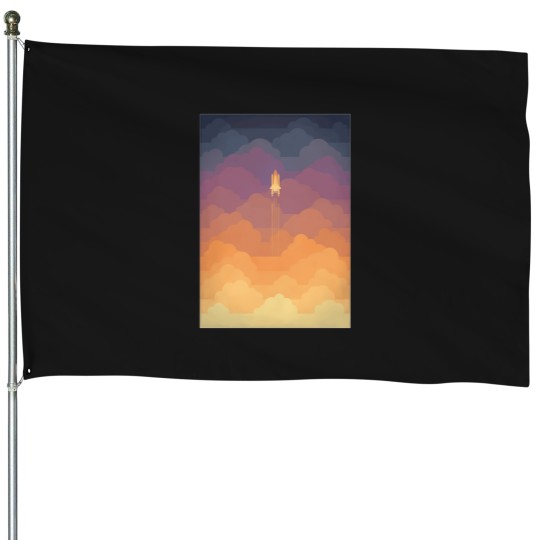 Discover Clouds House Flags