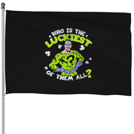 Discover DC Comics The Riddler Who Is The Luckiest Of Them All T-Shirt House Flags
