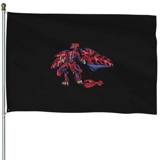 Discover Blazing Souls House Flags
