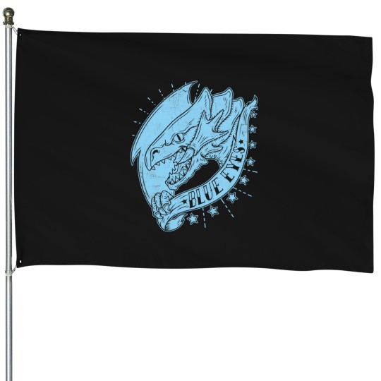 Discover Blue Eyes- Blux Ink House Flags