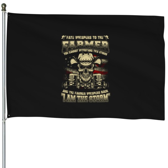 Discover Farmer - Whisper back I am the storm House Flags