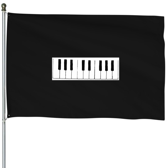 Discover Simple Piano House Flags