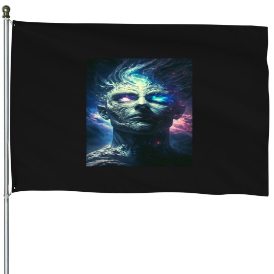Discover Aliens House Flags