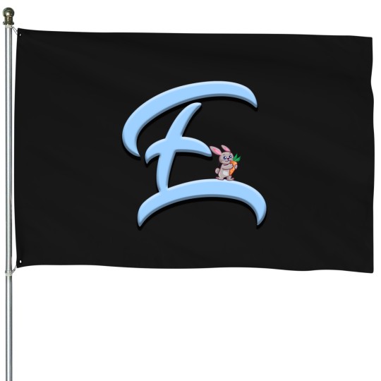 Discover Cute Letter E Animals (2) House Flags