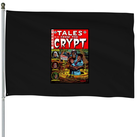 Discover ANOTHER GREAT VINTAGE TALES FROM THE CRYPT COMIC COVER ART! ! House Flags