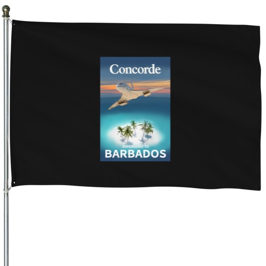 Discover Concorde - fly Supersonic to Barbados House Flags
