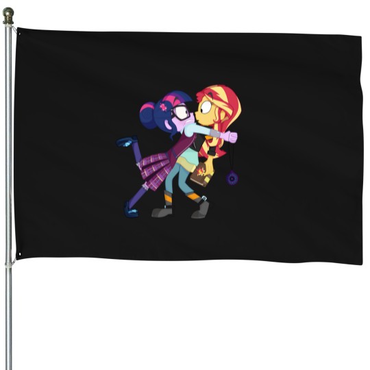 Discover Sciset In A Heartbeat House Flags