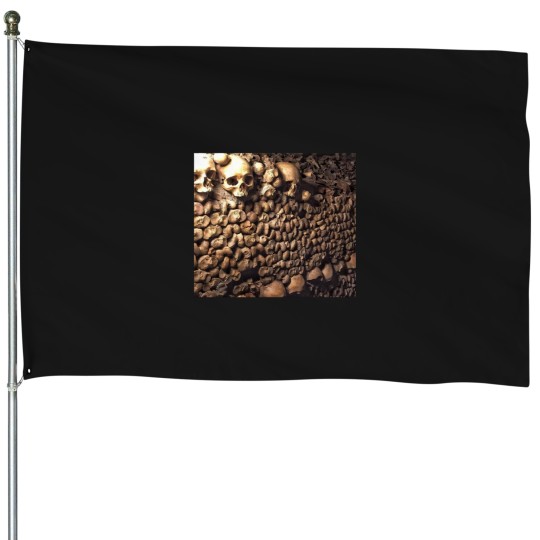 Discover Paris Catacombs, original photography House Flags