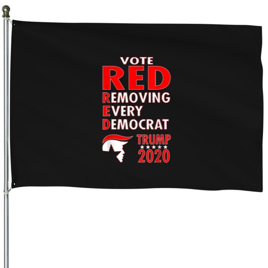 Discover Best Boys Girls Vote Red Remove Every Democrat Trump 2020 Republican Gift Music Awesome House Flags