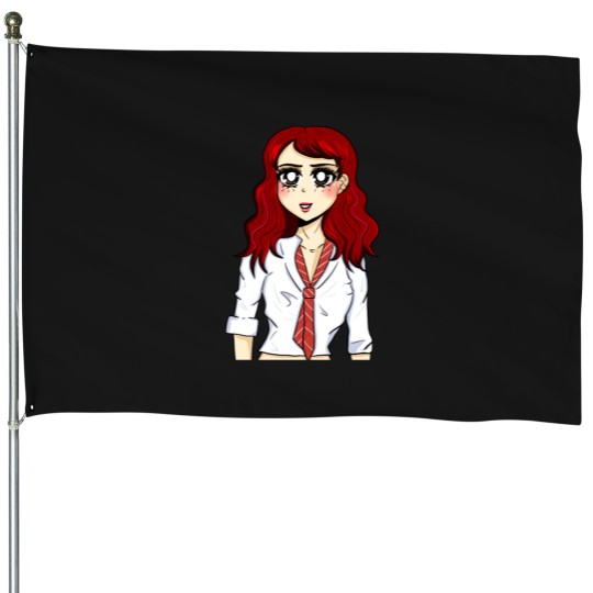 Discover 90_s Anime Roberta Pardo House Flags