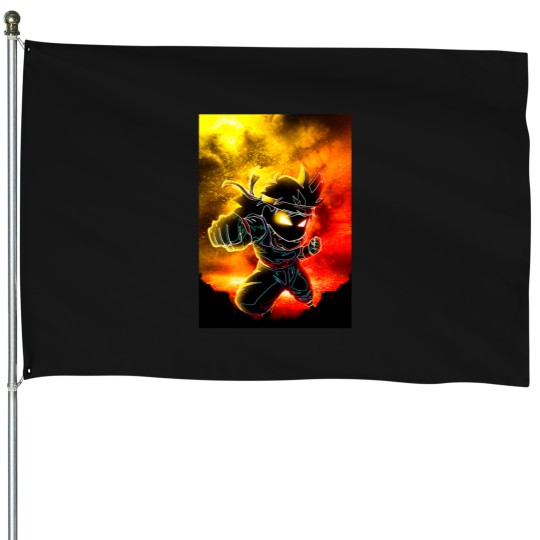 Discover Dark Sousl Of Kid Gohan House Flags
