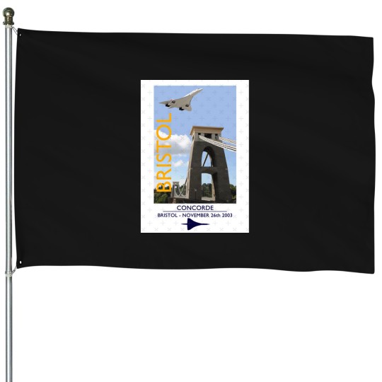 Discover Concorde - G-BOAF Return To Bristol 2003 House Flags