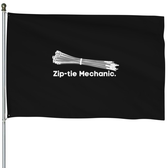 Discover Ziptie Mechanic (2) House Flags
