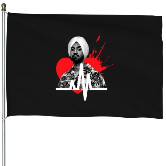 Discover Diljit Dosanjh Singer 57 House Flags