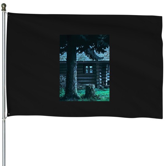 Discover A Painters Cabin House Flags
