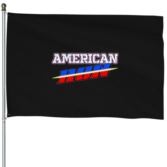 Discover Americans  run spirits road runners  actives House Flags
