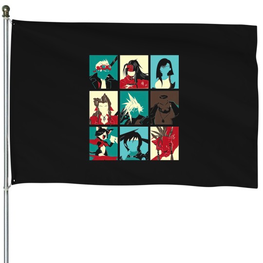 Discover Final Pop Final Fantasy 7 House Flags