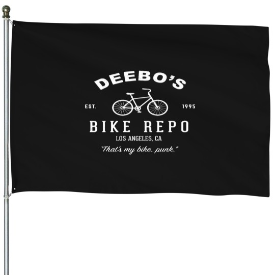 Discover Deebo's Bike Repo - That's my bike punk - Est. 1995 House Flags