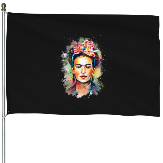 Discover Frida Kahlo House Flags