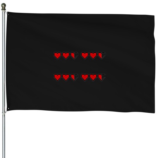 Discover Zelda Hearts House Flags