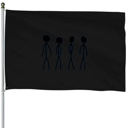 Discover Blue Album House Flags