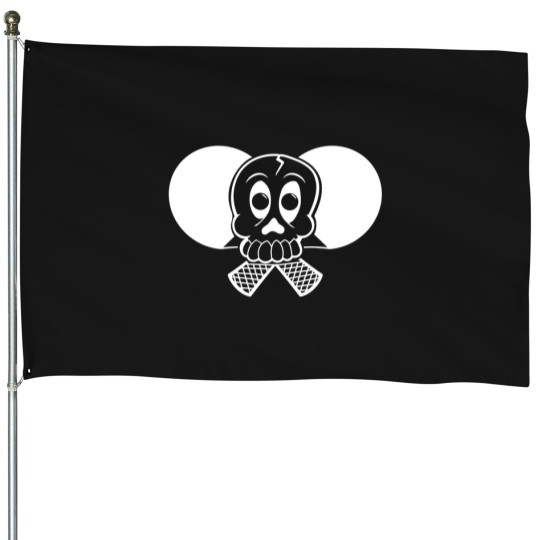 Discover Funny Ping Pong Paddles Skull For Chamaapion Team Gift T Shirt 2 House Flags