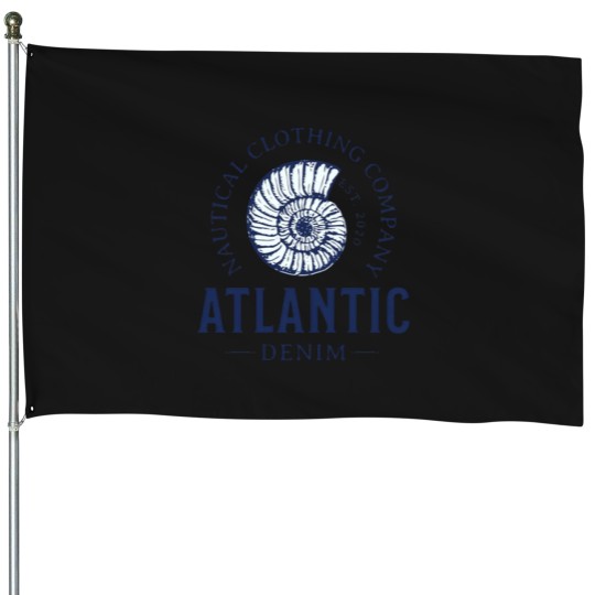 Discover Atlantic Denim - Nautical T-Shirt House Flags