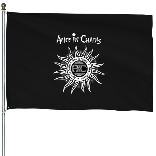 Discover white sun flower Premium House Flags