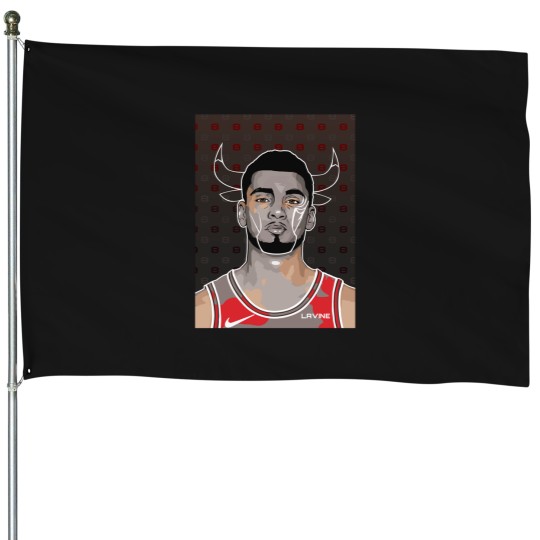Discover Lavine 8 Illustration House Flags