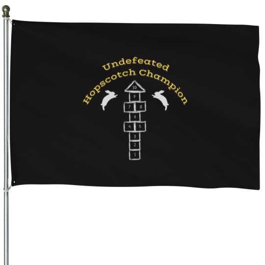 Discover Undefeated Hopscotch Champions House Flags