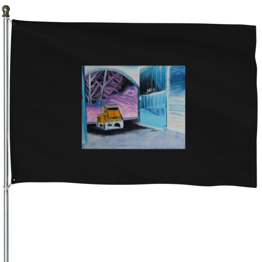 Discover Painting Citroenx 2Cv Negative Colors House Flags