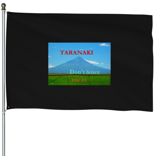 Discover Taranaki-Don_t fence me in House Flags